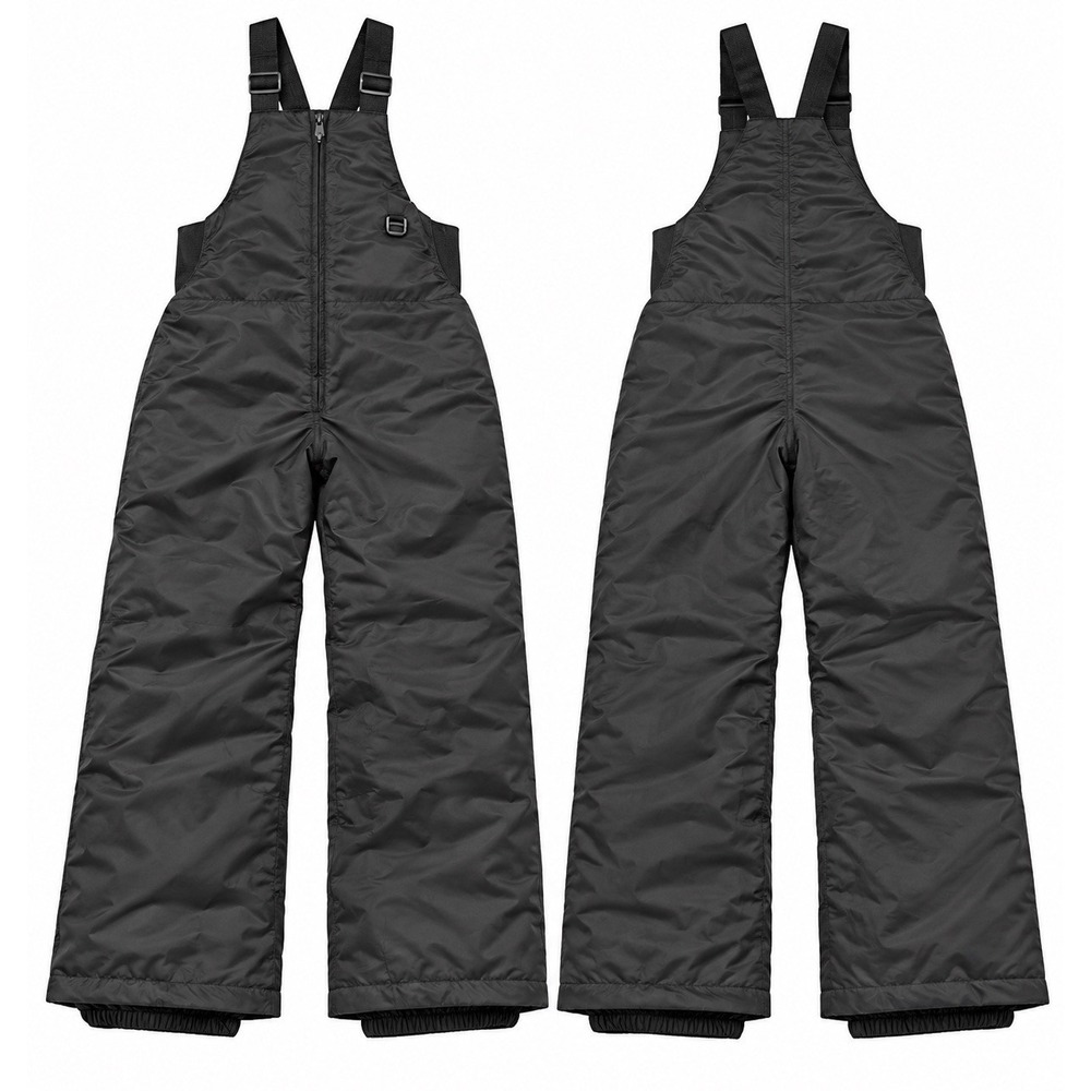 Sportcaster Womens size 14 Ski Bibs Black Insulated Nylon Winter Waterproof